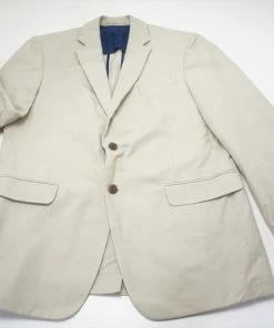 NEW Johnnie-O Golf Blazer Jacket Mens Size 42 Sand Regular 673A 00958693