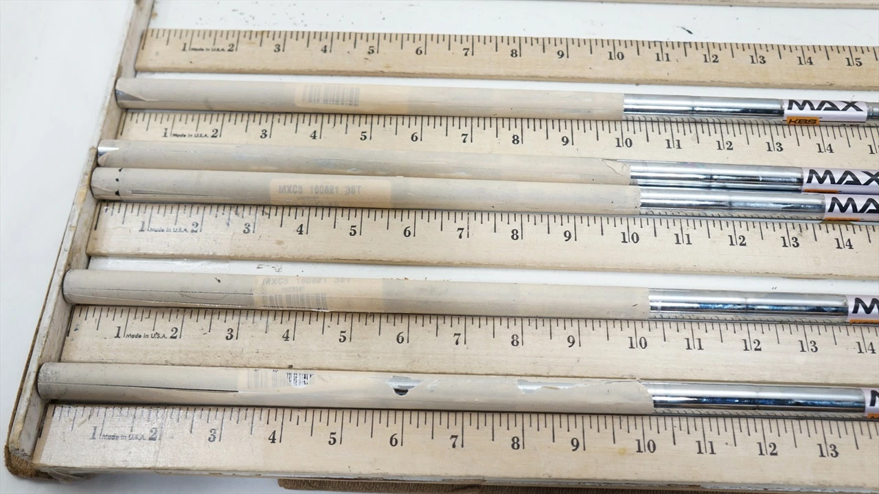 Kbs Max 80 R 80g Regular 34.5"-36" 5pc Iron Shaft Set .370 960820 - Image 2