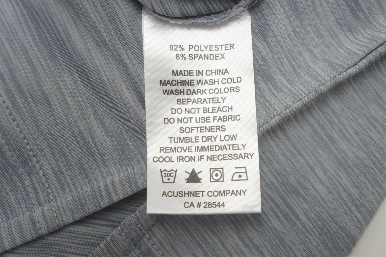 NEW FootJoy Golf Space Dye Lisle Self Polo Mens Size XL Grey W/Logo 682A 963873 - Image 4