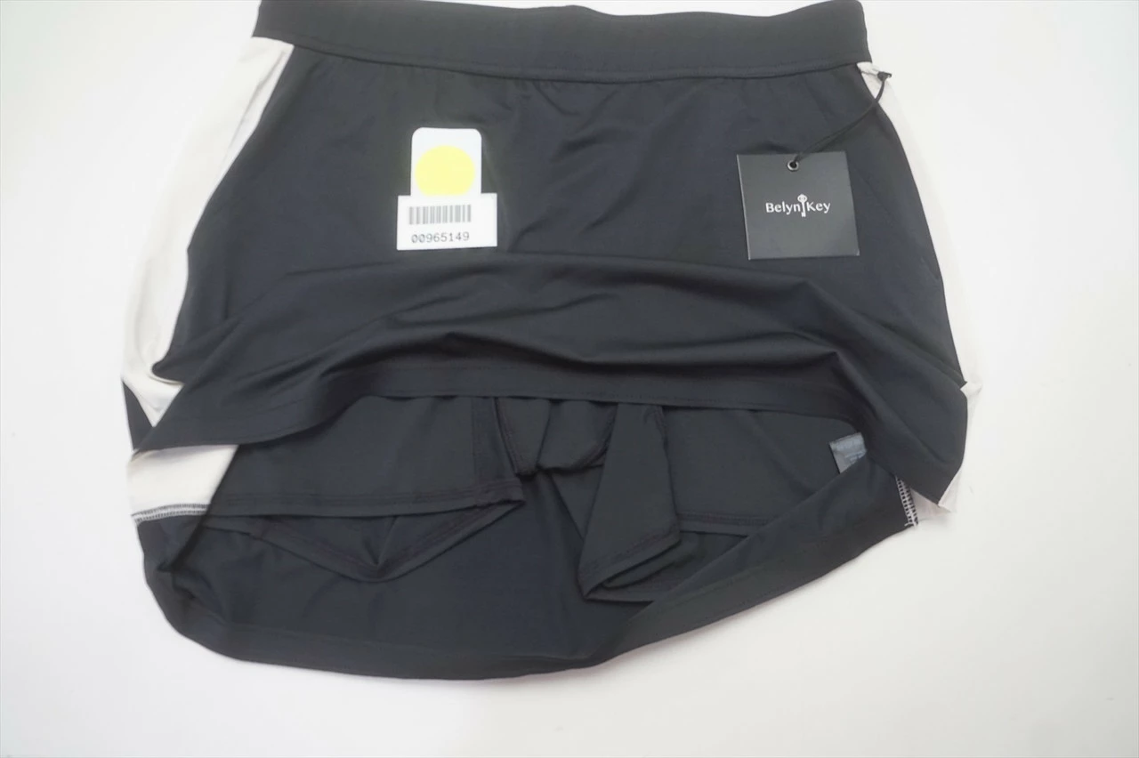 NEW Belyn Key Golf Track Skort Womens Size Medium Nine Iron 684B 00965149 - Image 5