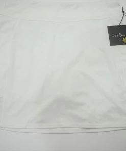 NEW Belyn Key Golf Mesh Panel Skort Womens Size Medium Chalk 684B 00965151