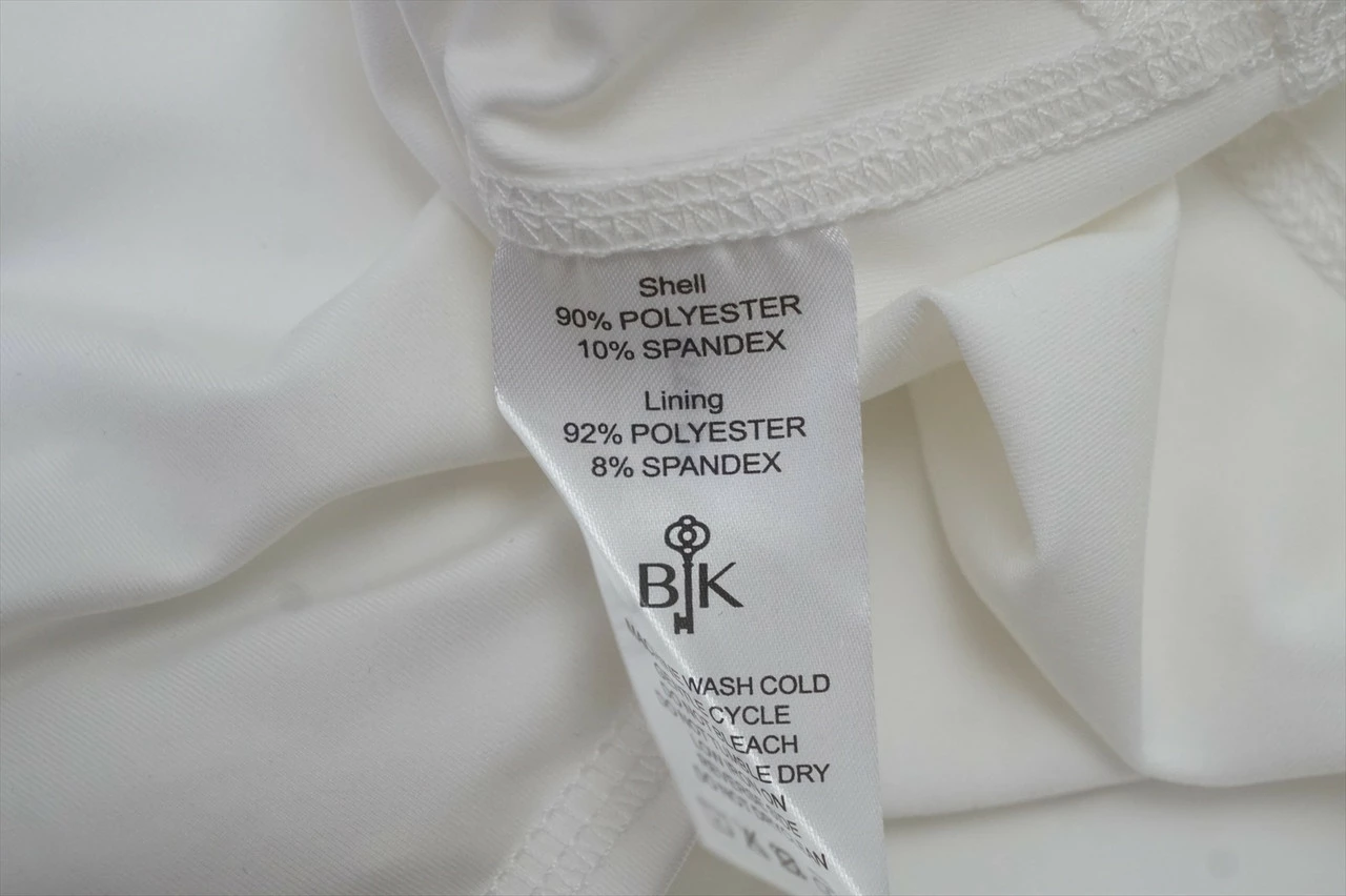 NEW Belyn Key Golf Mesh Panel Skort Womens Size Medium Chalk 684B 00965151 - Image 4