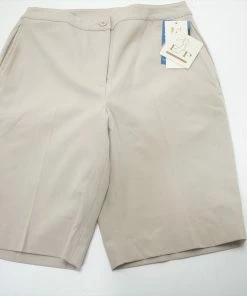 NEW EP Pro Golf Jacq Shorts Womens Size 0 Tan Regular 686B 00966353