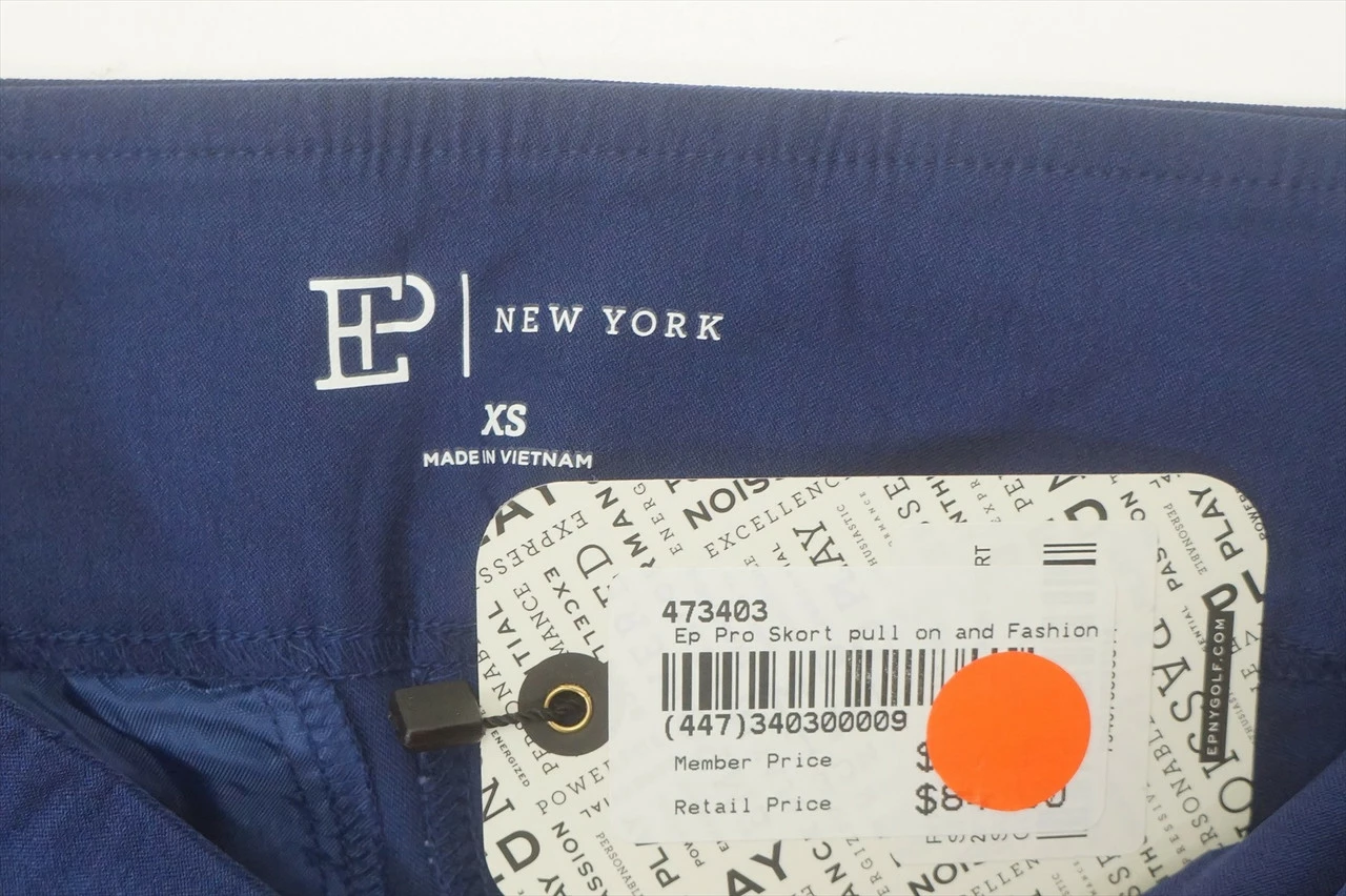 EP New York Pull On And Fashion Shorts Womens Size X-Small Blue 686B 966354 - Image 2