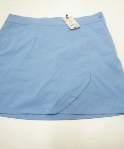 NEW EP New York 19" Tech STR Faux Wrap Skort Womens Size 12 Azure 686C 00966792