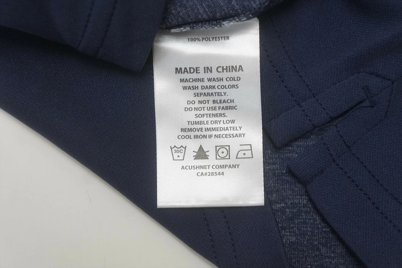 NEW FootJoy Heather Yoke Half-Zip Midlayer Pullover Mens Large Navy 689A 968209 - Image 4