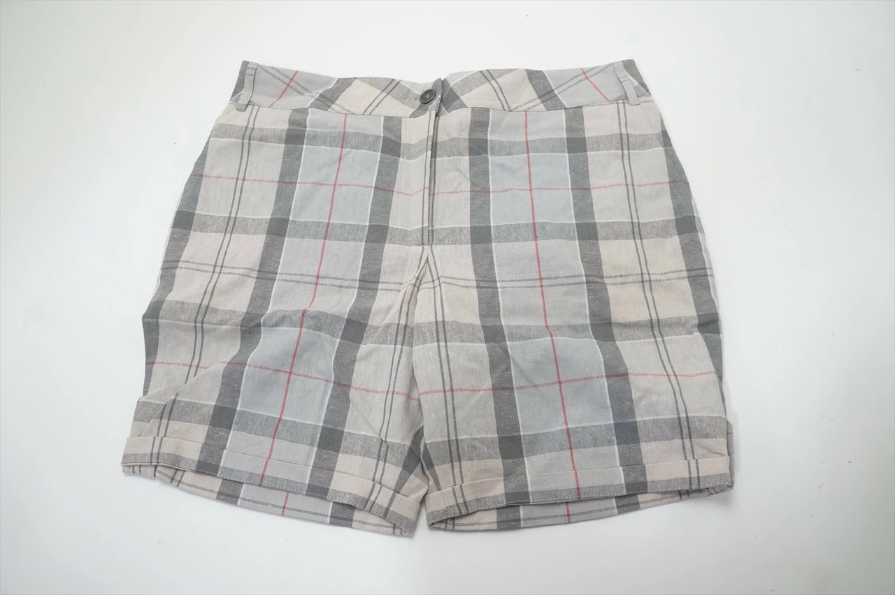 NEW Barbour Golf Classic Shorts Womens Size 8 Grey Regular 692B 00970148
