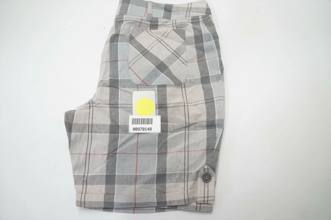 NEW Barbour Golf Classic Shorts Womens Size 8 Grey Regular 692B 00970148 - Image 5