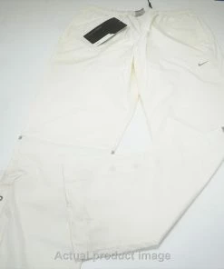 NEW Nike Golf Rain Suit Pants Womens Size Large White W/Logo 698B 00977278