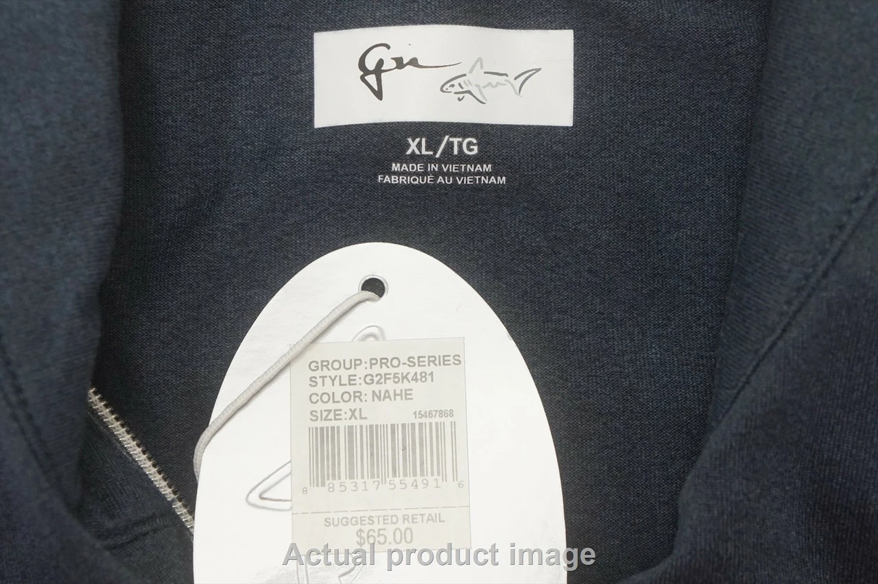 NEW Greg Norman Golf Full Zip Pullover Womens Size XL Nahe W/Logo 699B 00977486 - Image 2