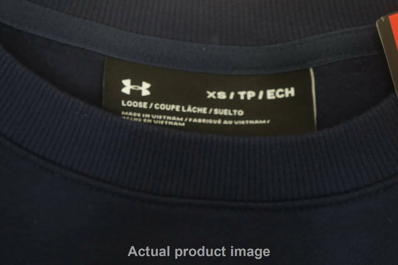NEW Under Armour Golf Loose Pullover Womens Size X-Small Navy Regular 701A - Image 2