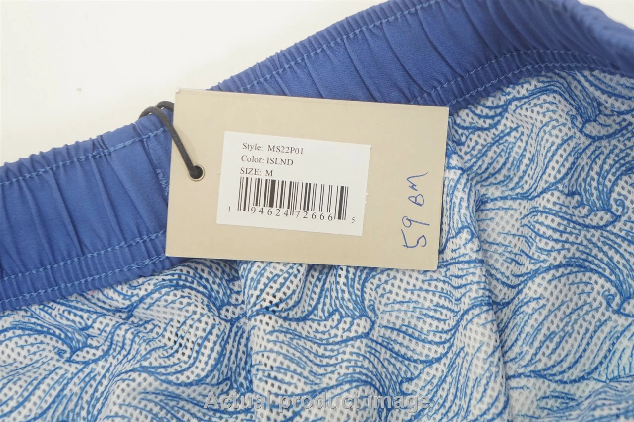 NEW Peter Millar Ocean Traffic Short Swim Mens Medium ISLAND BLUE 701D 00978753 - Image 2