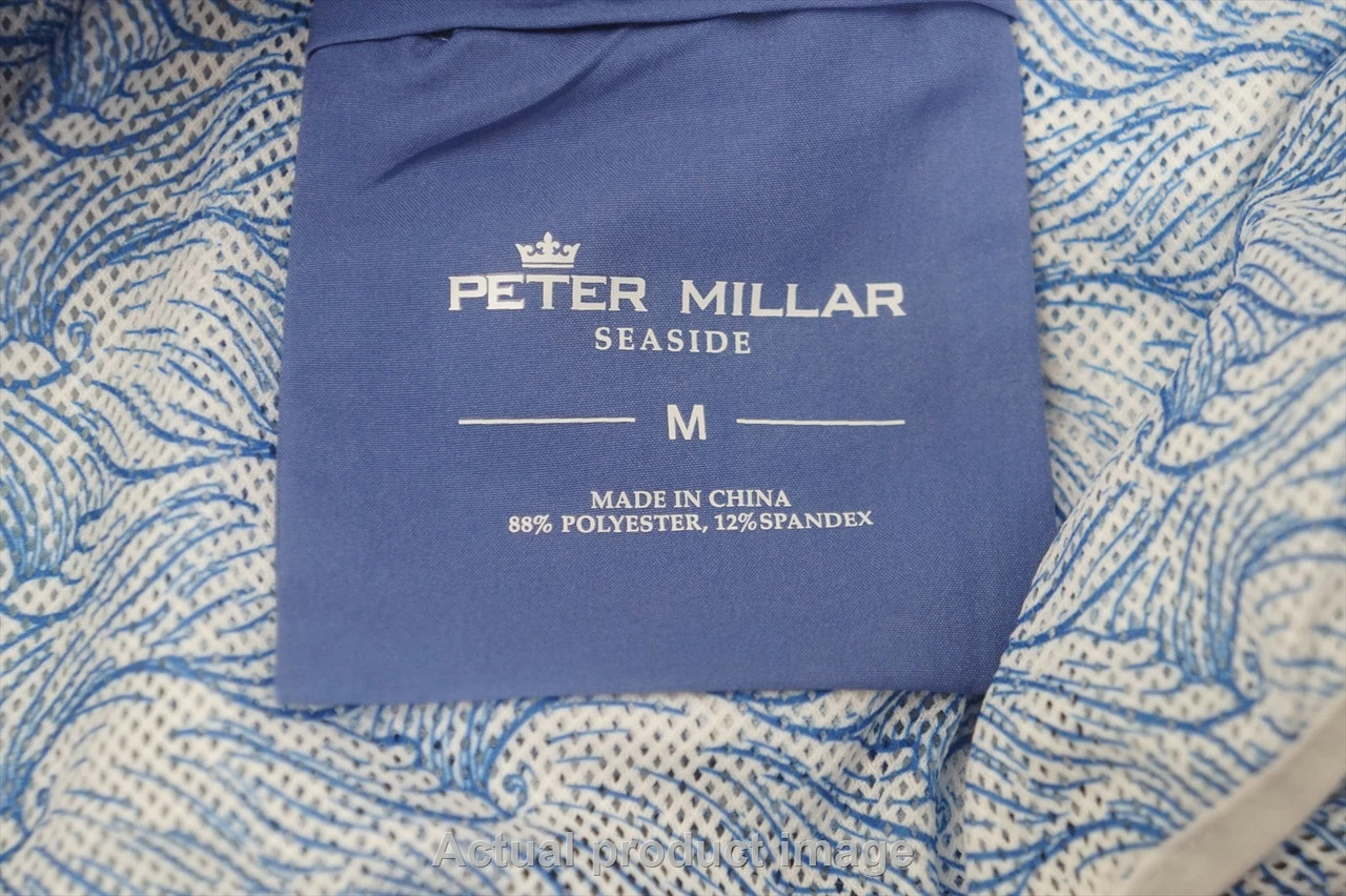 NEW Peter Millar Ocean Traffic Short Swim Mens Medium ISLAND BLUE 701D 00978753 - Image 4