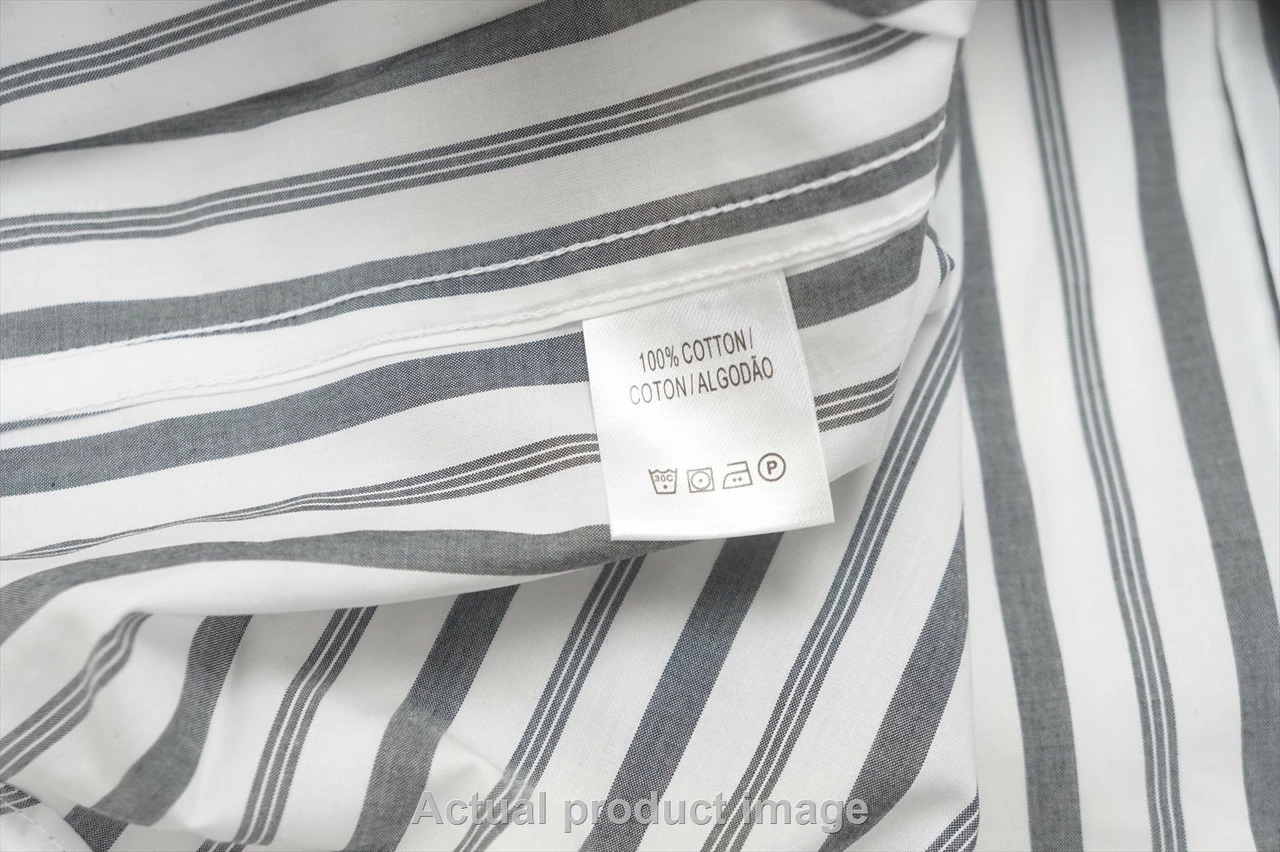 NEW Fairway & Greene Classic Button Down Mens Size Large White/Grey 705A 980847 - Image 4