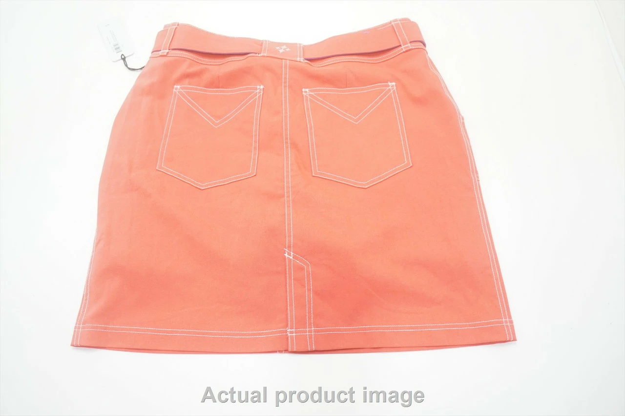 NEW Jofit Golf Belted Skort Womens Size 6 Orange Regular 709C 00983174 - Image 3