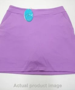 NEW Greg Norman Golf Pull On Skort Womens Size Medium Orchid 709C 00983177