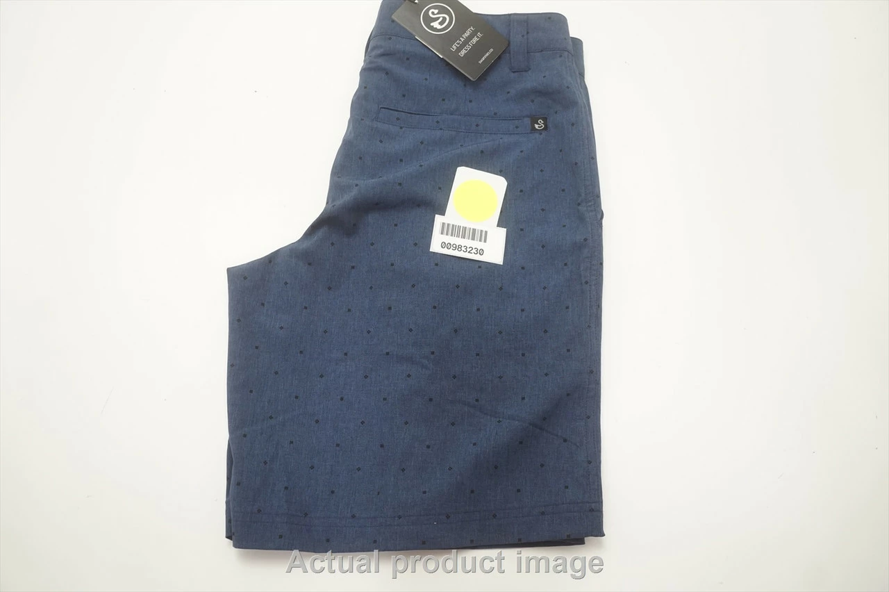 NEW Swannies Golf Davis Shorts Mens Size 30 Navy Regular 710B 00983230 - Image 5