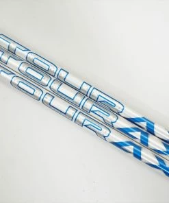 (3) LA Golf Tour AXS Blue 105i STIFF 3pc Wedge Shaft Set 34.5" .370//.355