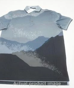 Greyson Misty Mountain Top Polo Spring 22 Mens Small Maltese Blue 713A 00984374