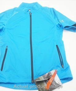 Sun Mountain Golf Waterproof Pullover Womens Small Sapphire W/Logo 714A 00985388