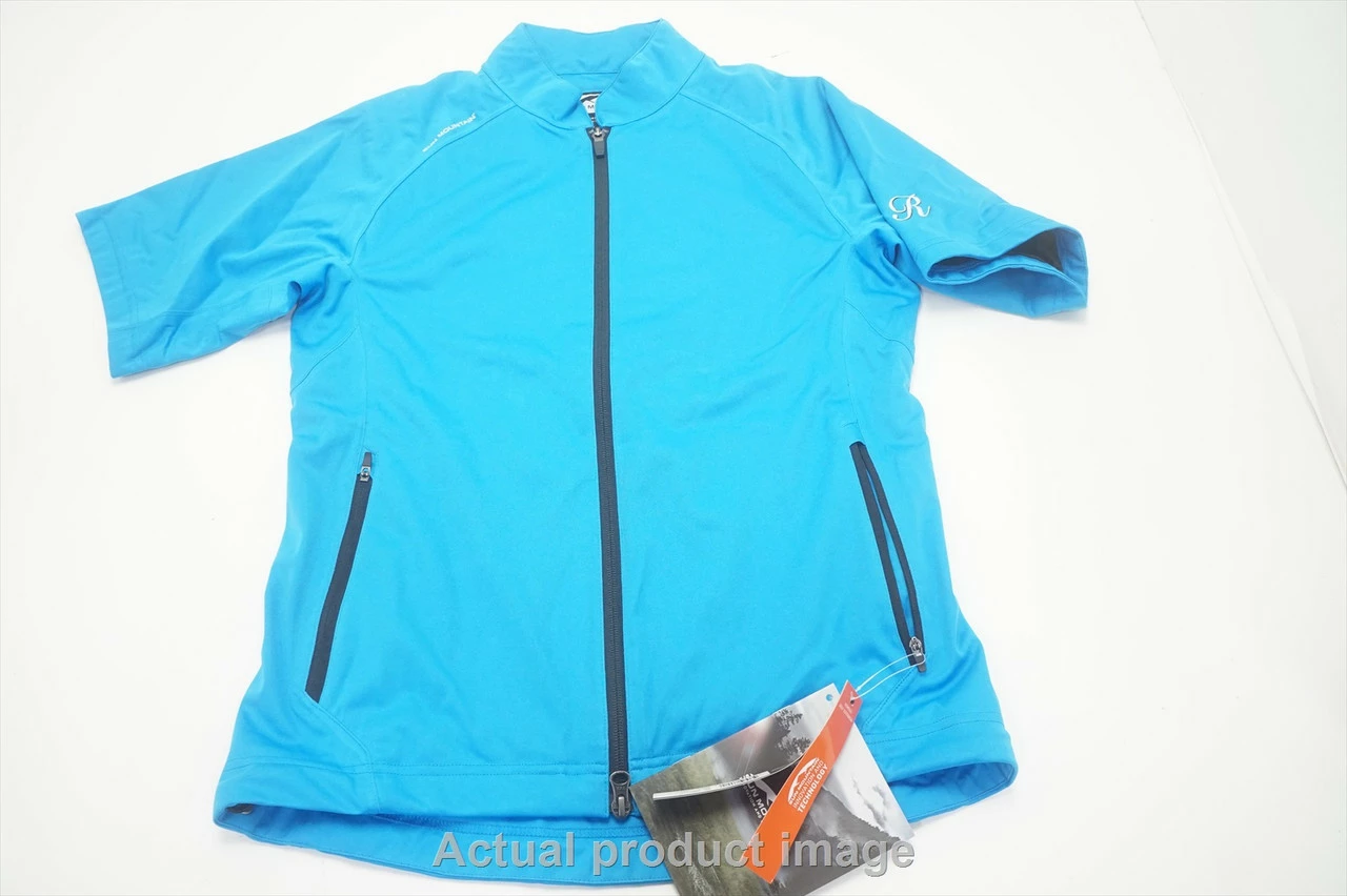 Sun Mountain Golf Waterproof Pullover Womens Small Sapphire W/Logo 714A 00985388