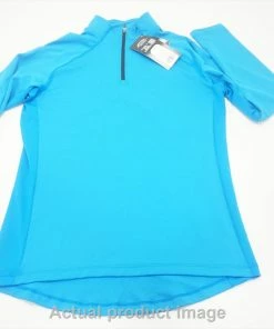 NEW Sun Mountain Golf 1/4 Zip Pullover Womens Size Small Sapphire 714A 00985389