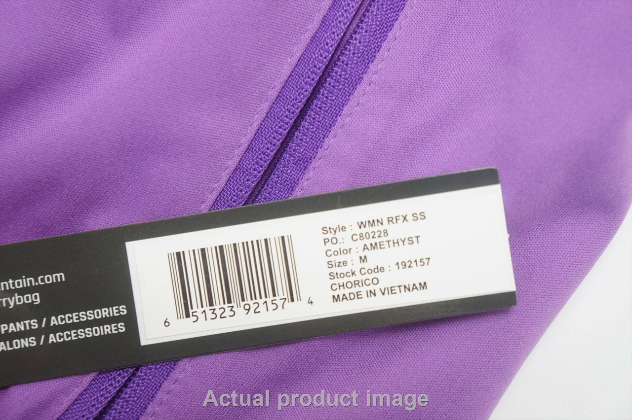 Sun Mountain Golf Waterproof Pullover Womens Medium Amethyst W/Logo 714A 985398 - Image 2