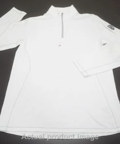 NEW Sun Mountain Golf Second Layer Pullover Womens Size Large White 716B 987996