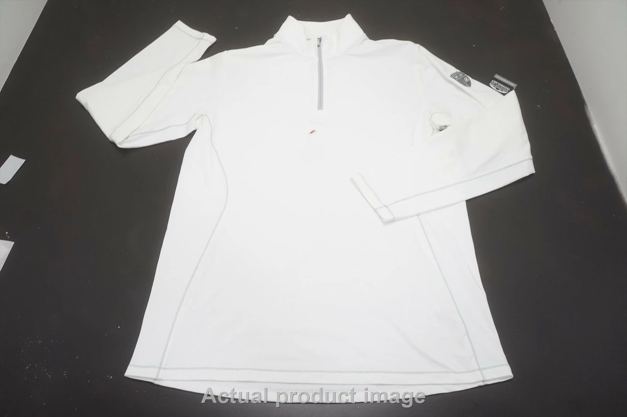 NEW Sun Mountain Golf Second Layer Pullover Womens Size Large White 716B 987996