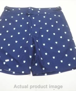 NEW Greyson Golf Shorts Mens Waist Size Medium Blue/White Regular 722B 00992788