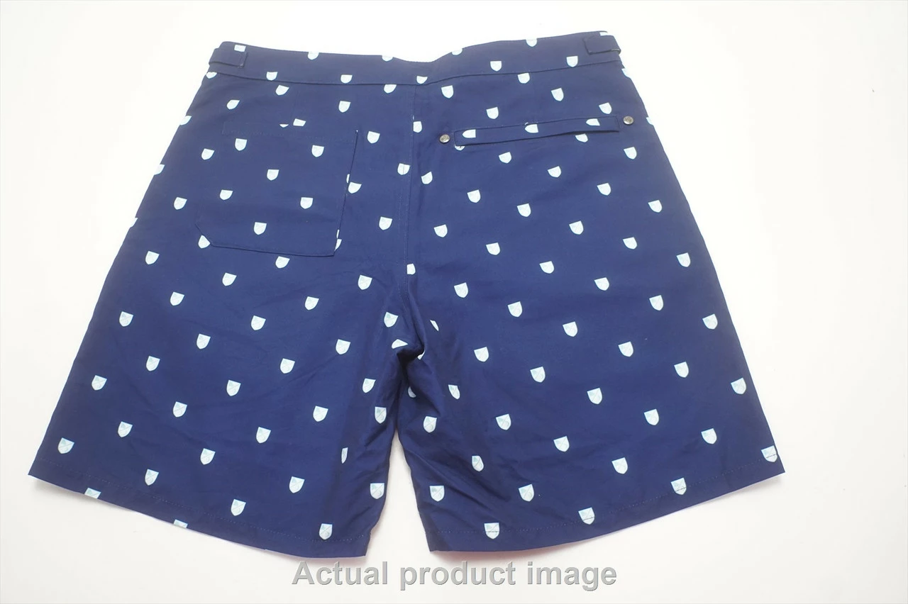 NEW Greyson Golf Shorts Mens Waist Size Medium Blue/White Regular 722B 00992788 - Image 3