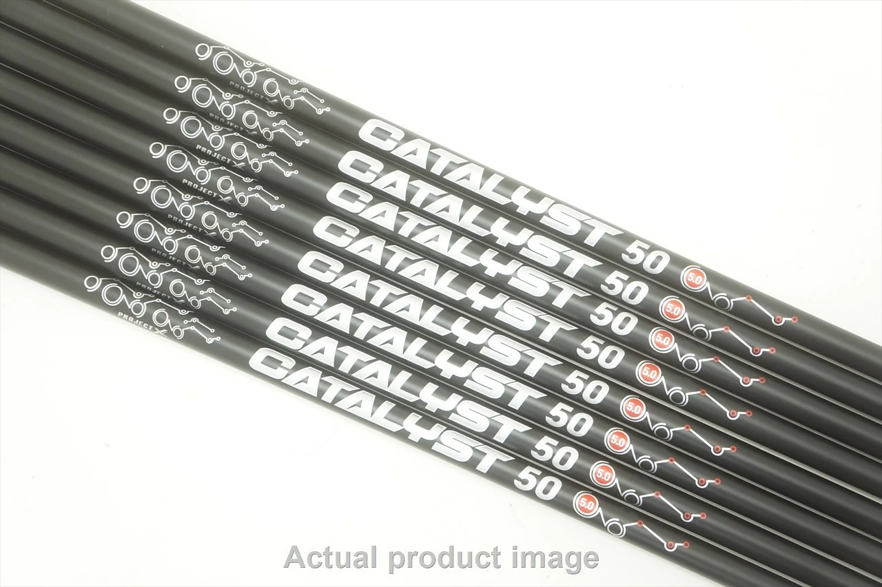 New Project X Catalyst 60 5.0 SENIOR 41" 8pc Iron Shaft Set .370 PLL UNCUT