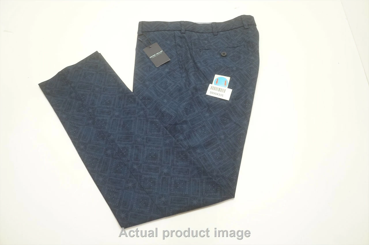 NEW Peter Millar Golf Surge Trouser Pants Mens Size W34/L 32 Navy 725A 00994335 - Image 5