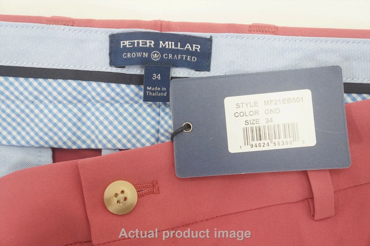 NEW Peter Millar Golf Classic Shorts Mens Waist Size 34 GND 729A 00996630 - Image 2
