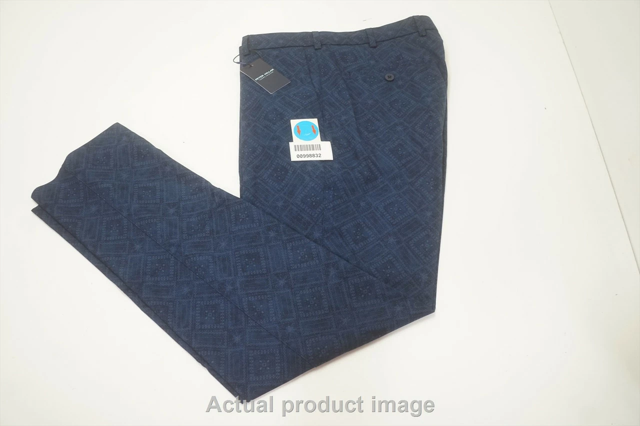 NEW Peter Millar Golf Surge Performance Pants Mens Size 34 32 Navy 735A 00998832 - Image 5