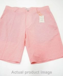 NEW Peter Millar Shackleford Hybrid Shorts Mens 34 Coral Crush 735A 00998834