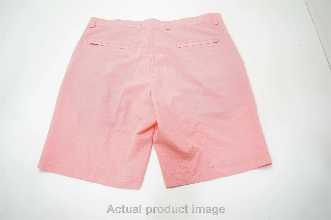 NEW Peter Millar Shackleford Hybrid Shorts Mens 34 Coral Crush 735A 00998834 - Image 3