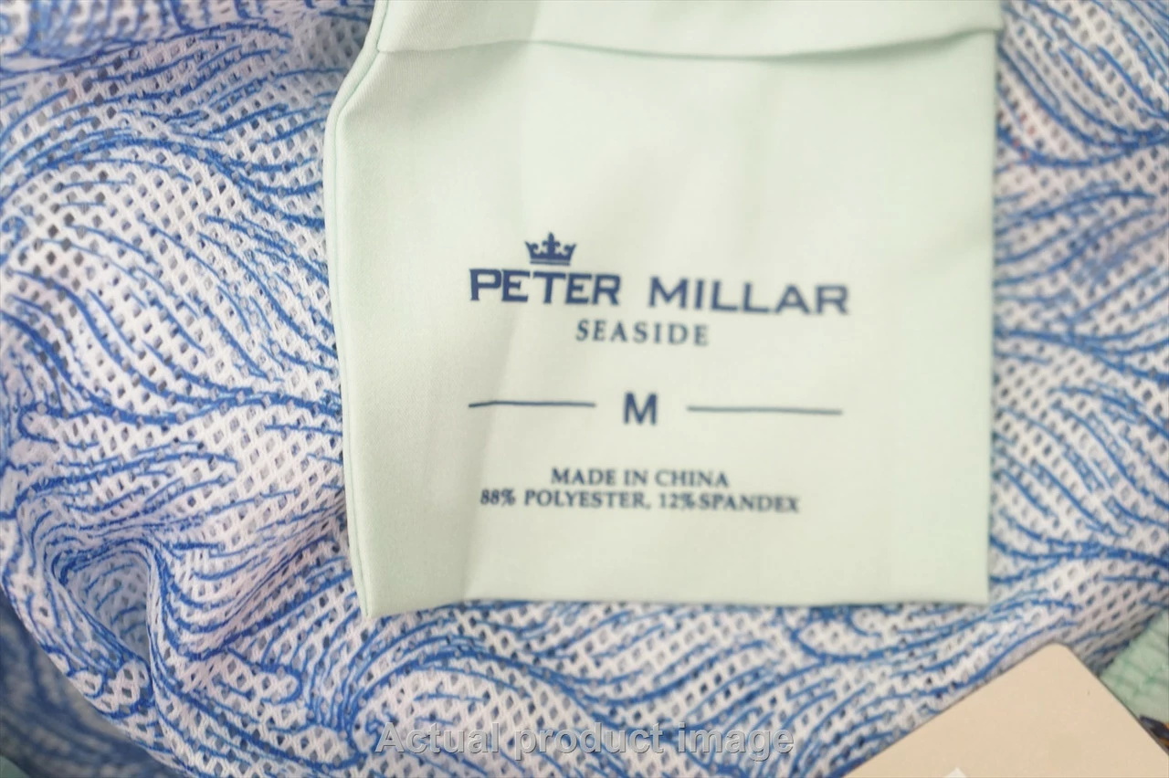 Peter Millar Golf Lit Up Swimtrunk Shorts Mens Size Medium Mint Chip 735A 998845 - Image 4