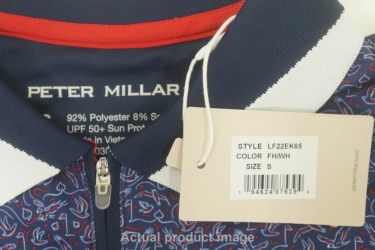 Peter Millar Bianca Cap Sleeve Polo Womens Small FLY WHITE 737A 00999177 - Image 2