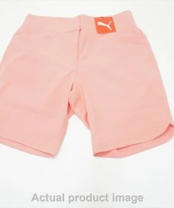 NEW Puma Golf Bermuda Shorts Womens Size Small Carnation Pink 738B 01001108