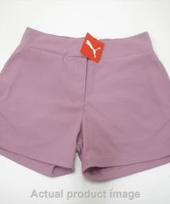 NEW Puma Golf Bahama Shorts Womens Size Small Pale Grape Regular 738B 01001110