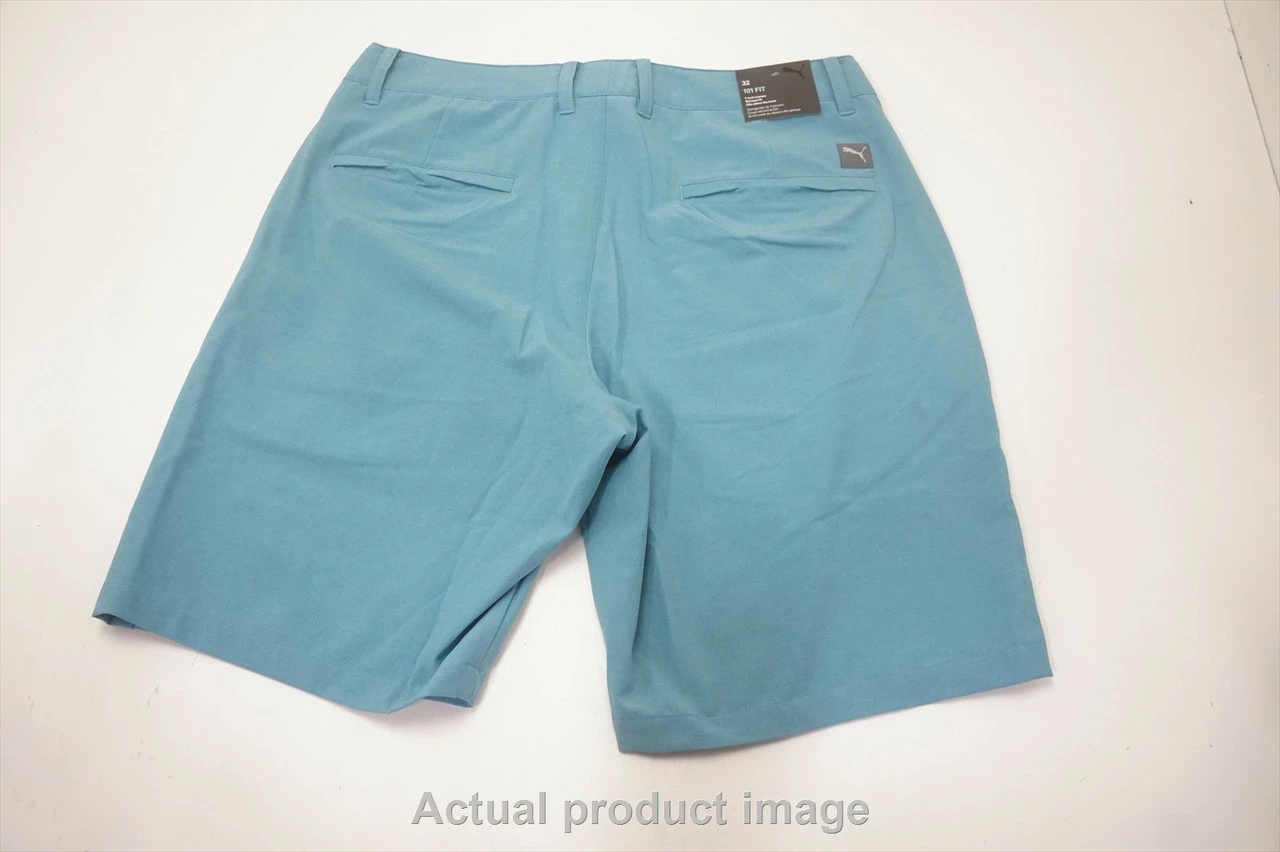 NEW Puma Golf 101 North Shorts Mens Size 32 Dusty Aqua Heather 739A 01001733 - Image 3