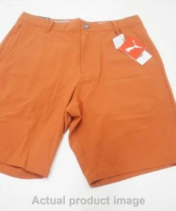 NEW Puma Golf 101 South Shorts Mens Size 32 Warm Chestnut Regular 739A 1001736