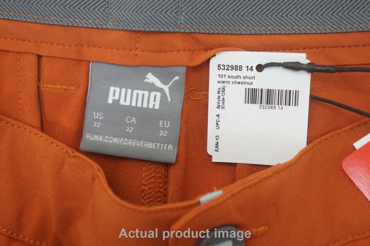 NEW Puma Golf 101 South Shorts Mens Size 32 Warm Chestnut Regular 739A 1001736 - Image 2