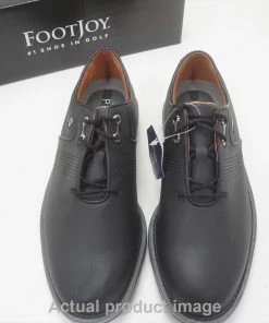 FootJoy Golf DryJoys Premiere Series -Flint Shoes Mens Size 9.5 M Black 1002544