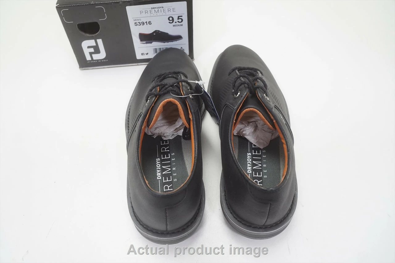 FootJoy Golf DryJoys Premiere Series -Flint Shoes Mens Size 9.5 M Black 1002544 - Image 3