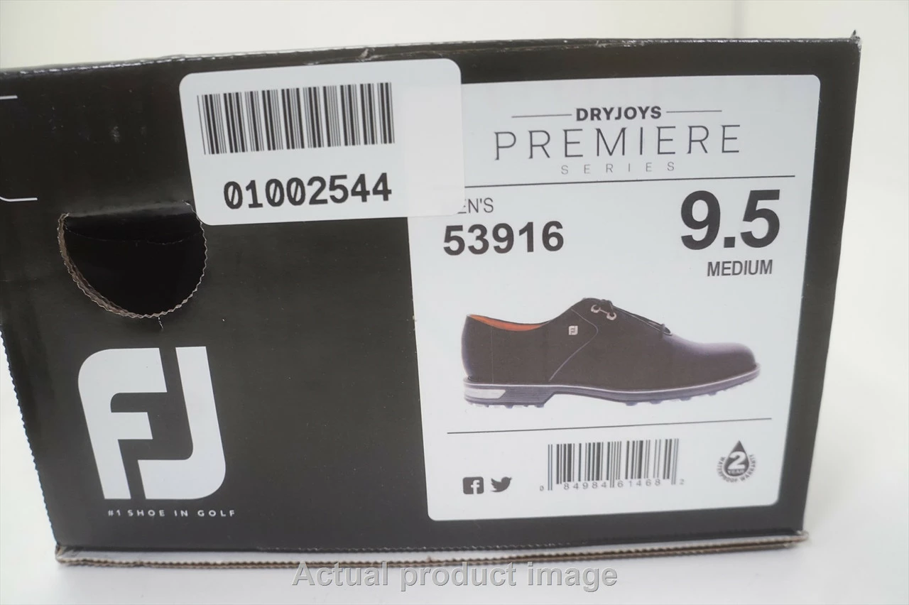 FootJoy Golf DryJoys Premiere Series -Flint Shoes Mens Size 9.5 M Black 1002544 - Image 5