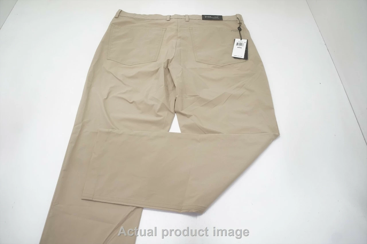 New Ralph Lauren RLX Classic Pants Mens W36/L 30 Khaki 741B 1006024 - Image 3