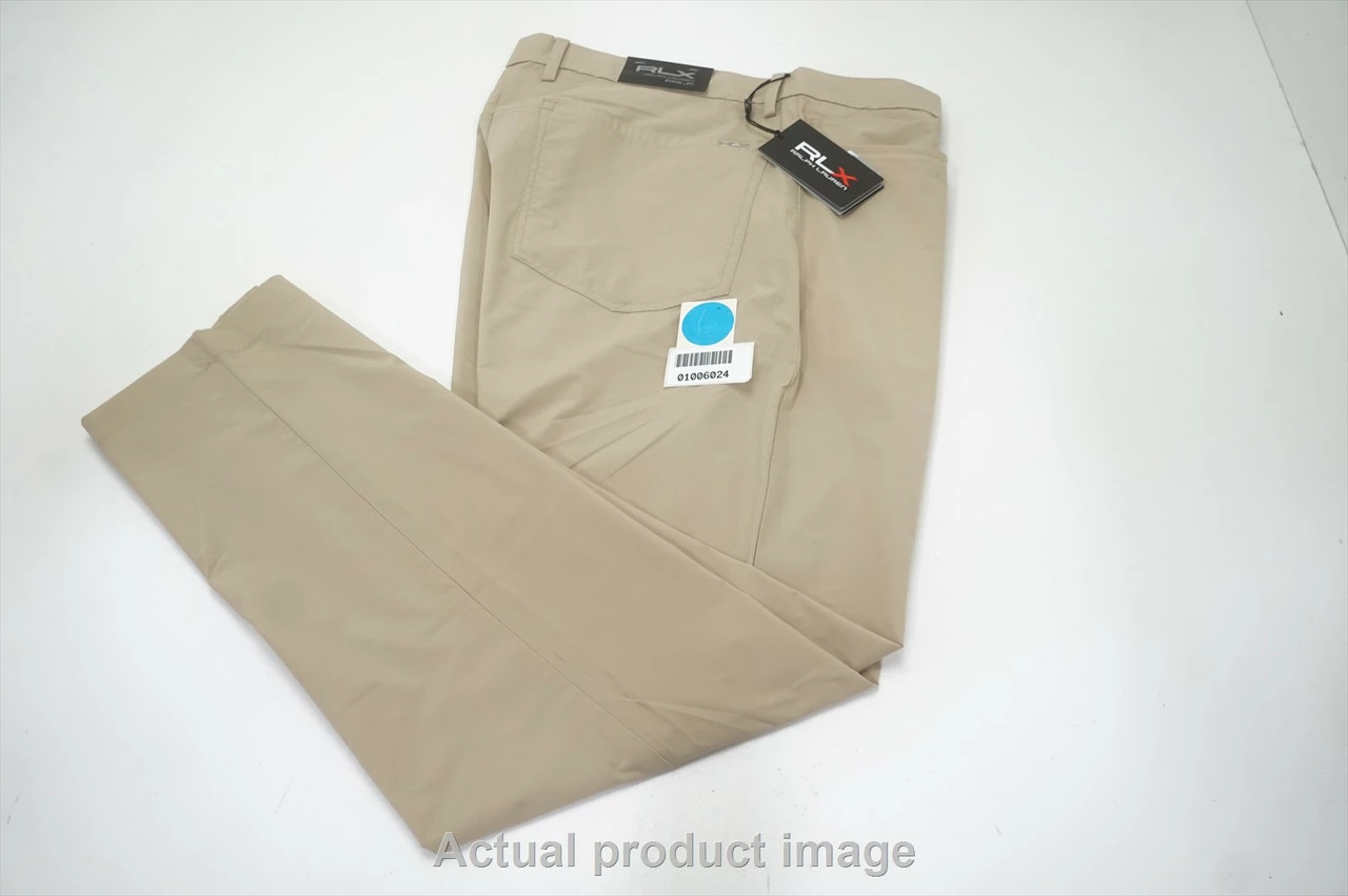 New Ralph Lauren RLX Classic Pants Mens W36/L 30 Khaki 741B 1006024 - Image 5