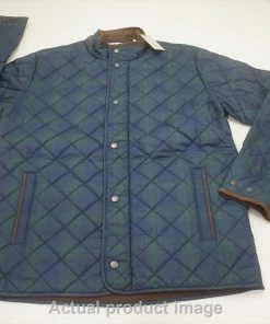 NEW Peter Millar Suffolk Full Zip Jacket Mens Medium Navy/Balsam 745B 01007207